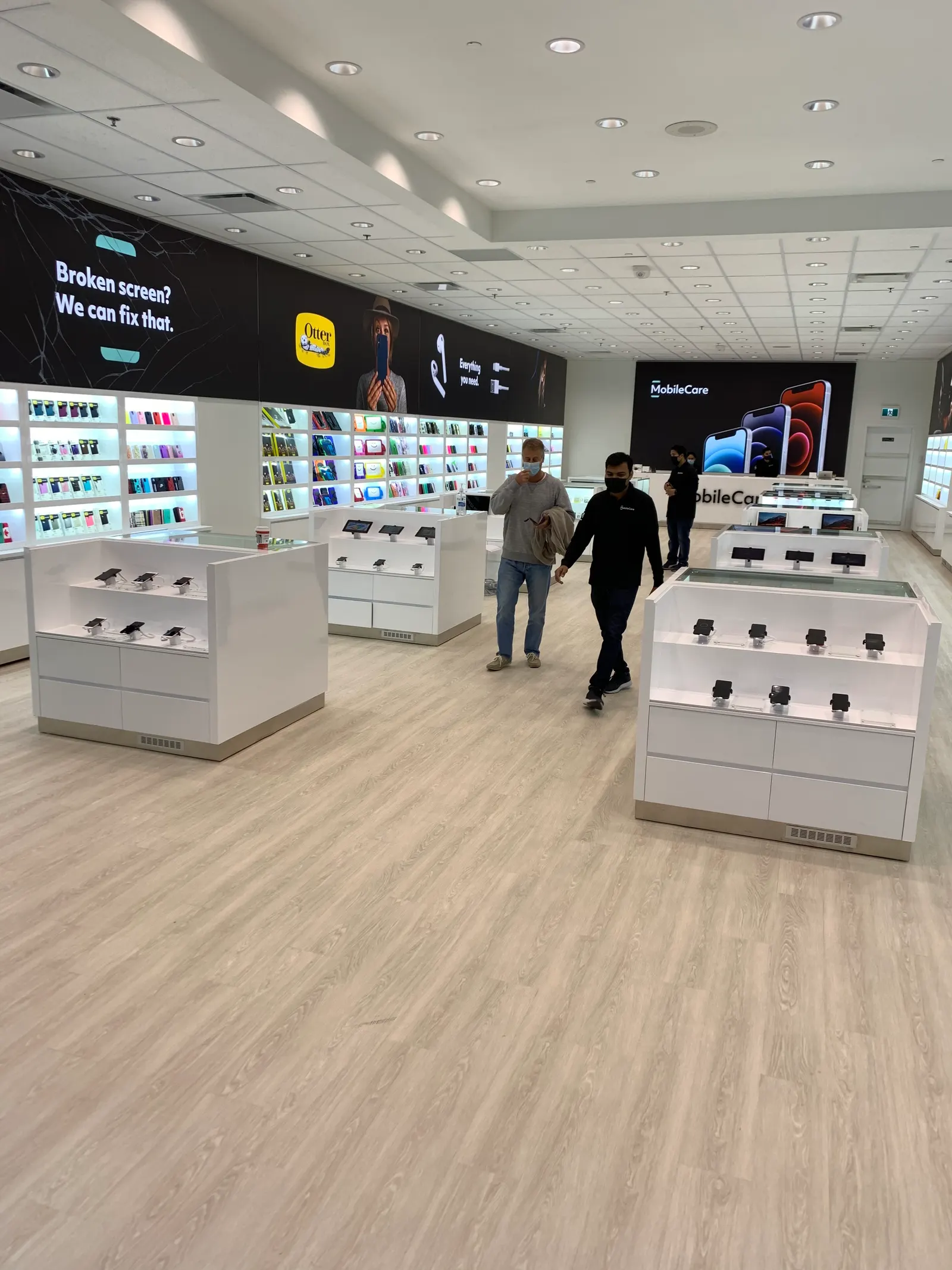 Mobile Care project by IAC — large format print installation in Toronto