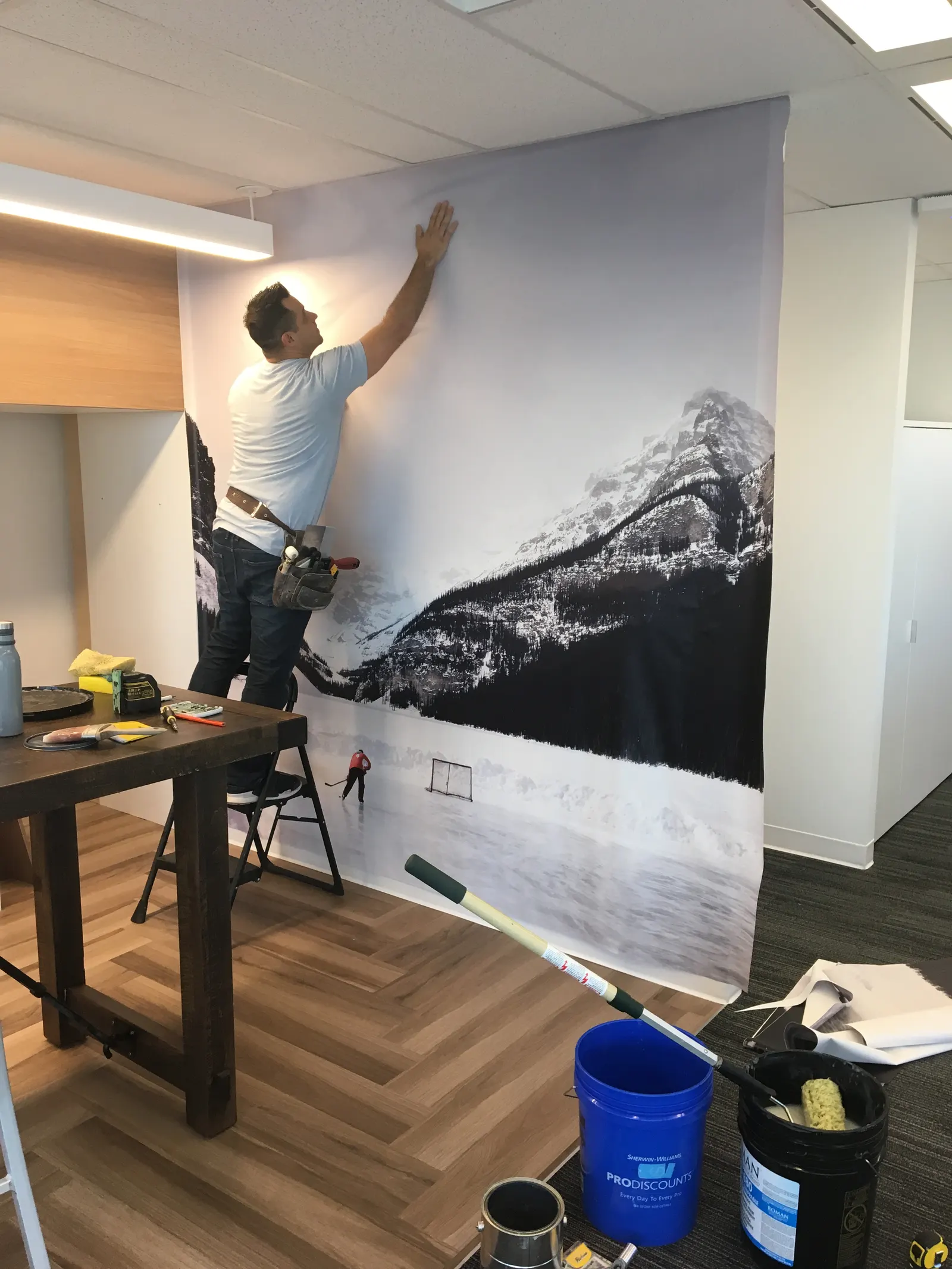 Installation project by IAC — large format print installation in Toronto