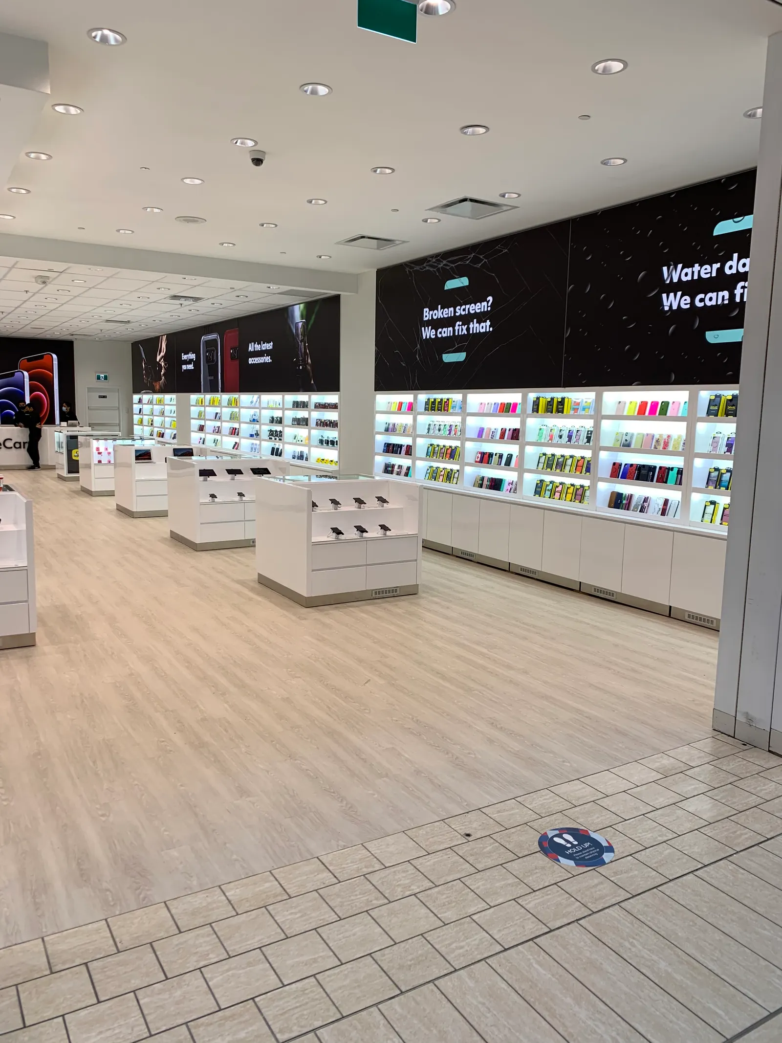 Mobile Care project by IAC — large format print installation in Toronto