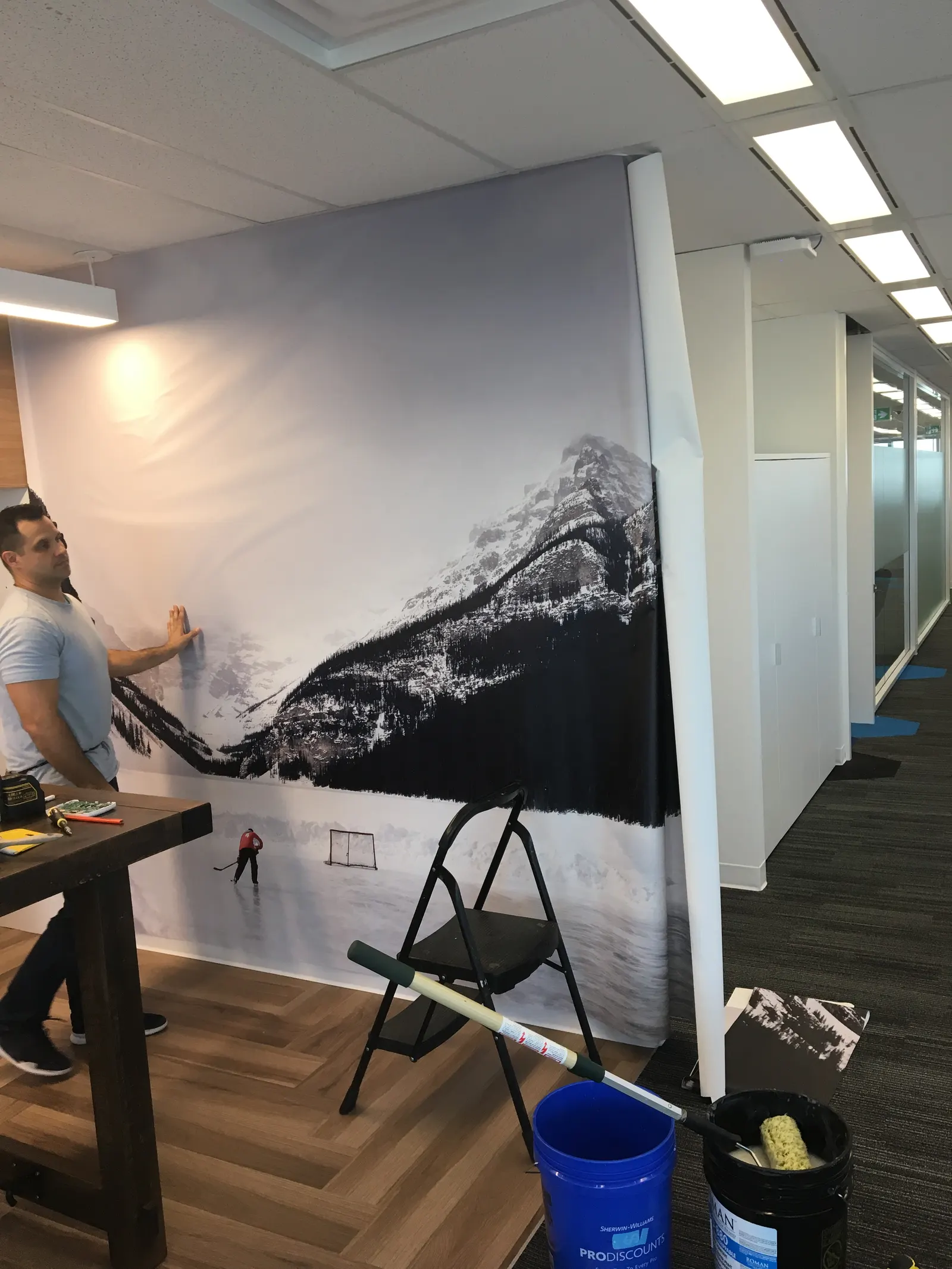 Installation project by IAC — large format print installation in Toronto