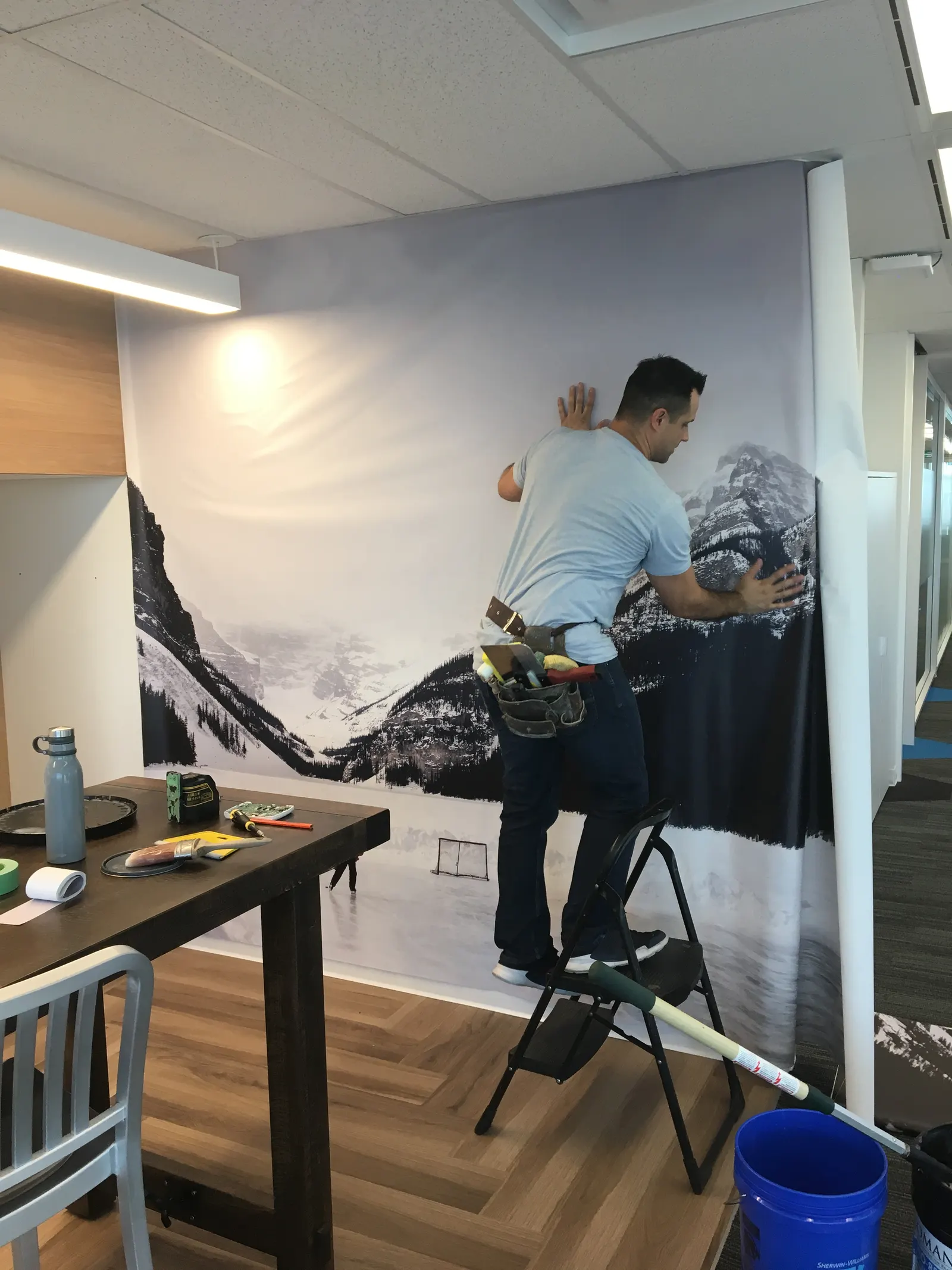 Wallpaper Edmonton — Installation project by IAC