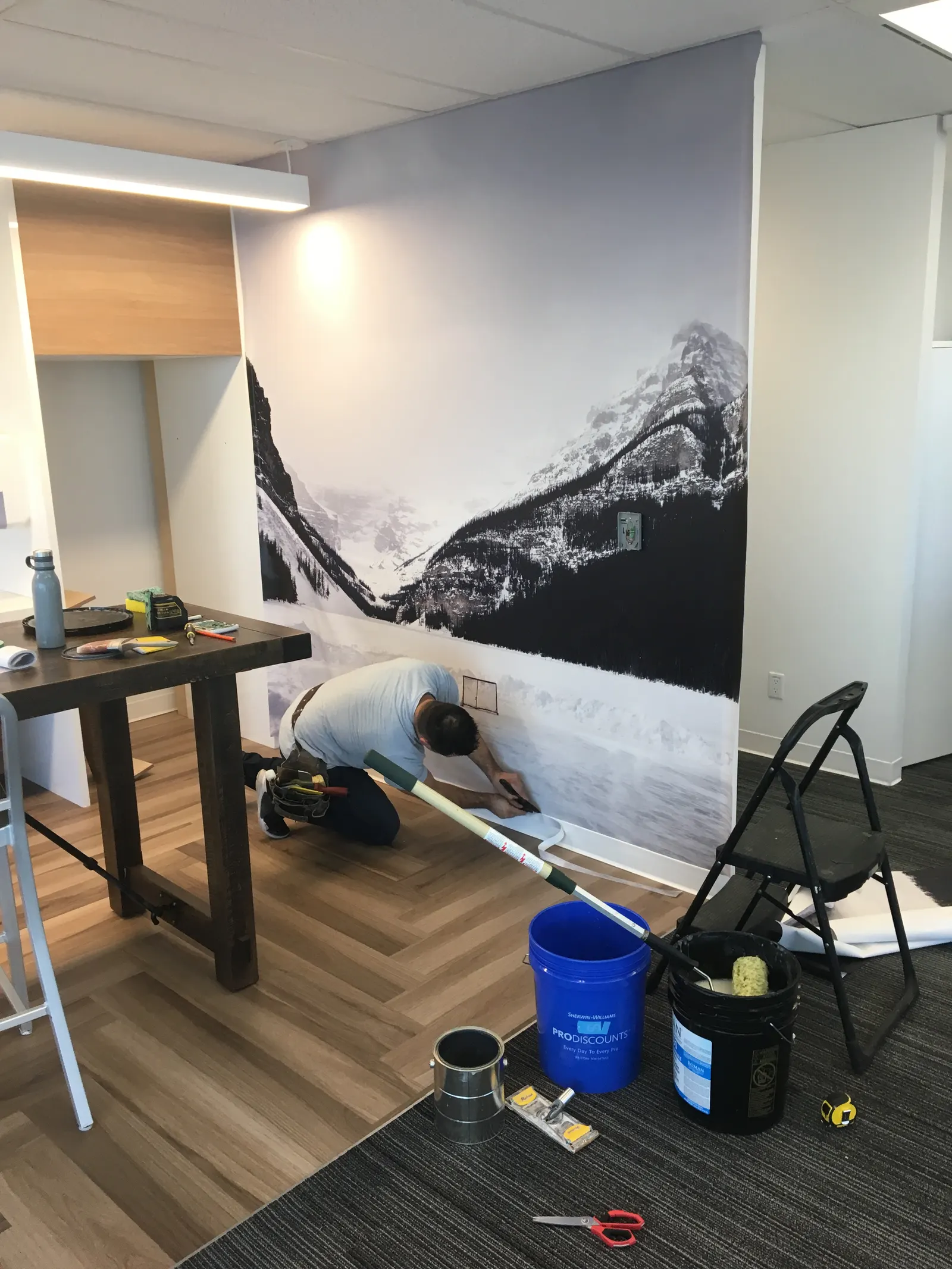 Installation project by IAC — large format print installation in Toronto