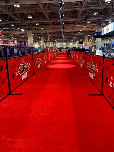 Barricade Graphics. Procura Unistretch produced by IAC for BaAM, NHL Fanfair