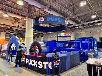 Fabric Graphics. Procura Unistretch produced by IAC for Taylor Group, NHL Fanfair
