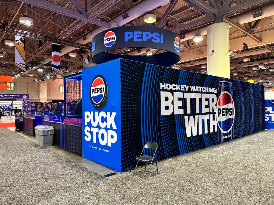 Fabric Graphics. Procura Unistretch produced by IAC for Taylor Group, NHL Fanfair