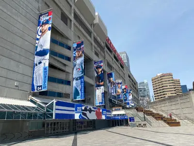 Double Sided Banners produced by IAC for TC / Rogers