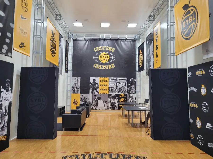 Hanging Banners produced by IAC for Taylor / Nike