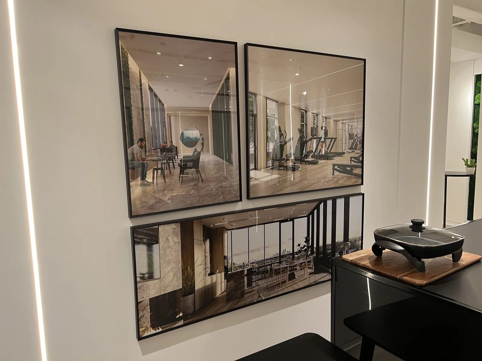 Interior graphics produced and installed by IAC, Toronto