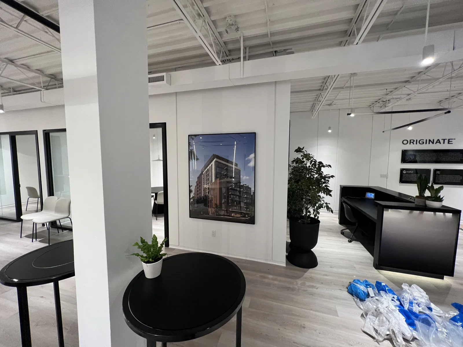 Interior graphics produced and installed by IAC, Toronto