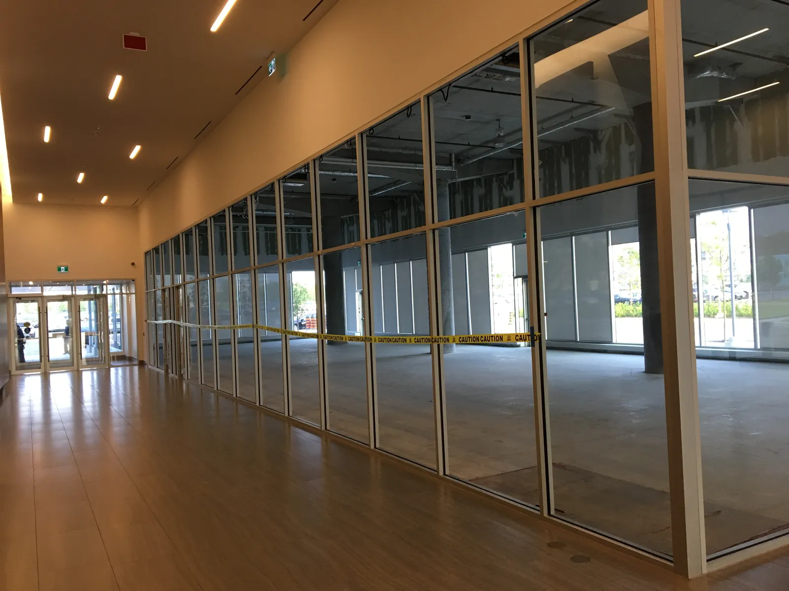 Aviva Markham Lobby 2a — interior graphics produced and installed by IAC, Toronto