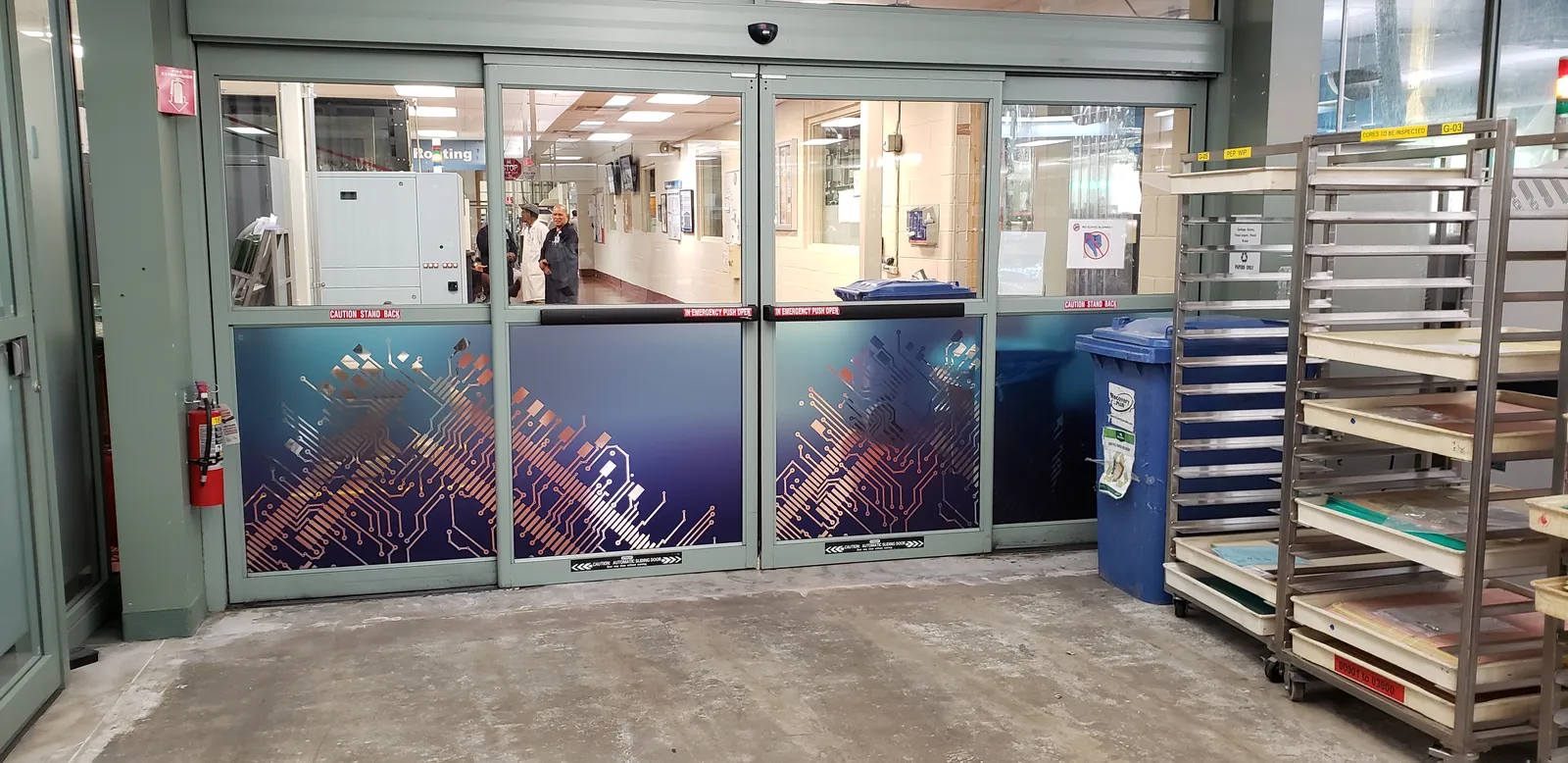 TTM 1 — interior graphics produced and installed by IAC, Toronto