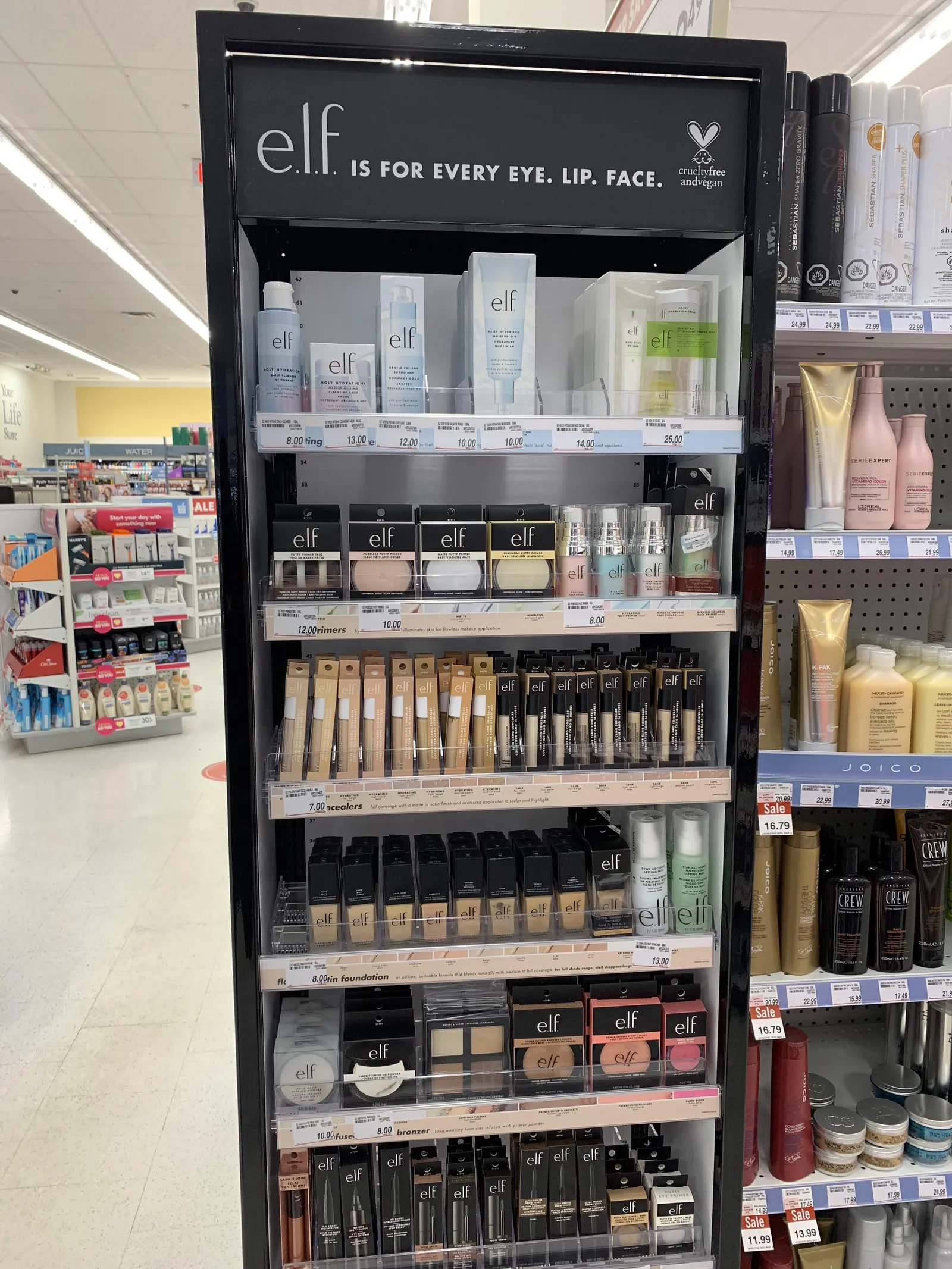 ELF Display 1 — retail point of interest produced and installed by IAC, Toronto