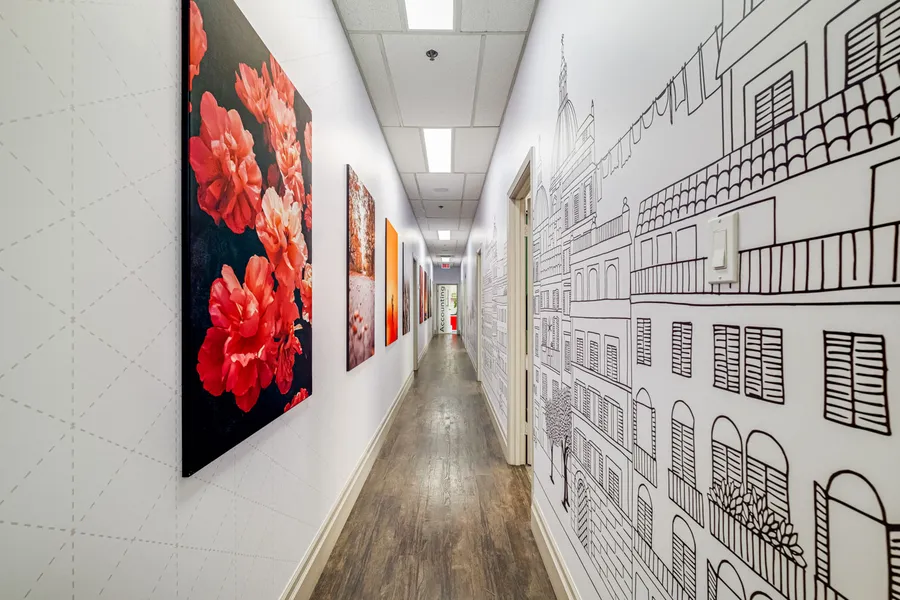 IAC — interior graphics produced and installed by IAC, Toronto