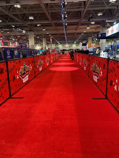 Barricade Graphics. Procura Unistretch produced by IAC for BaAM, NHL Fanfair