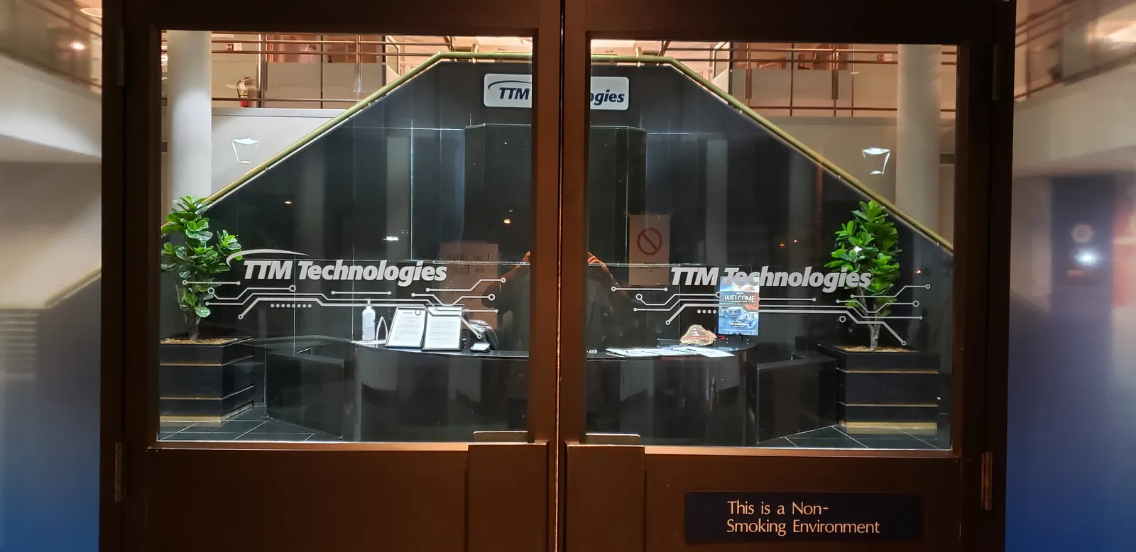 Interior graphics produced and installed by IAC, Toronto