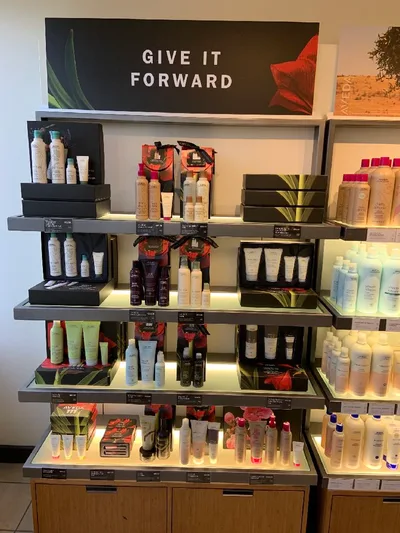 Header Card, Easels, Price cards produced by IAC for Aveda